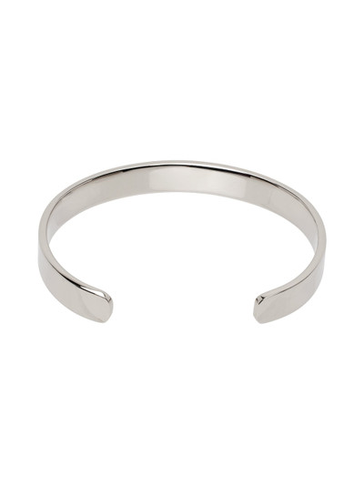 MM6 Maison Margiela Silver Minimal Cut Bracelet outlook