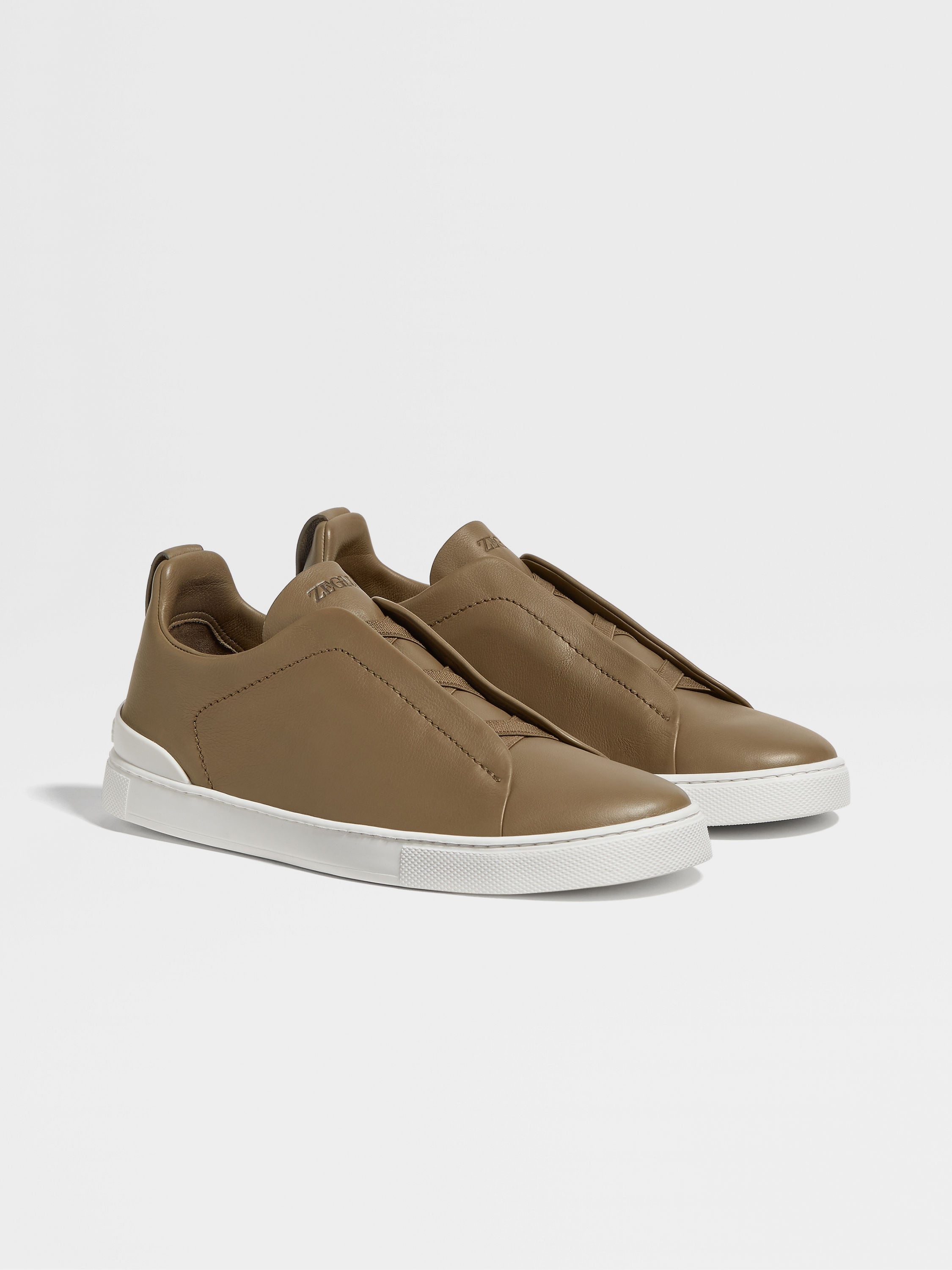 KHAKI TRIPLE STITCH™ SECONDSKIN SNEAKERS - 1