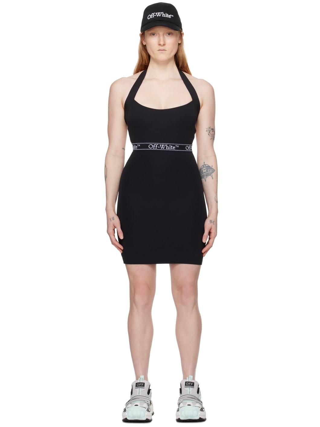 Black Cross Minidress - 1