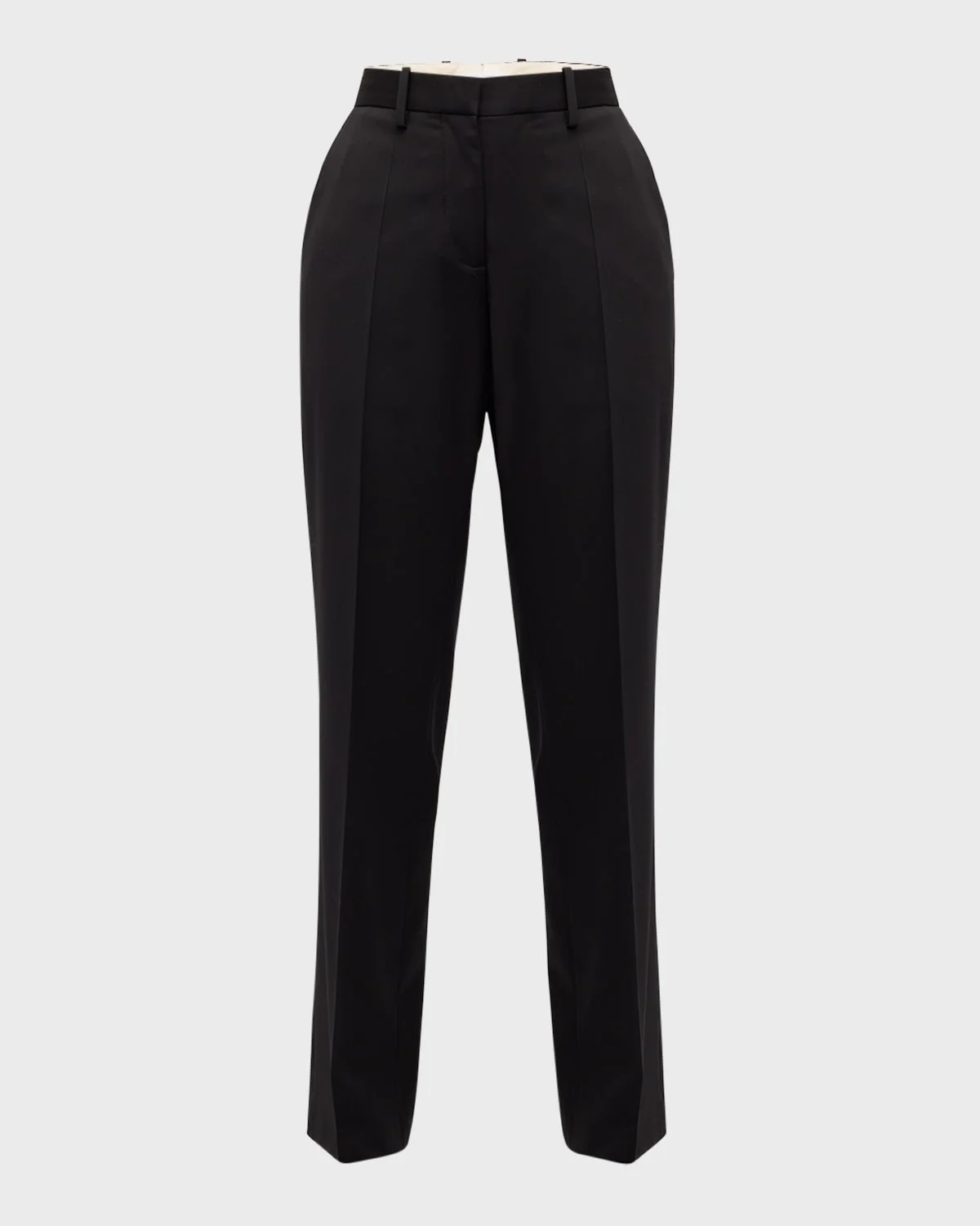 Wool Flat Front Pants - 1