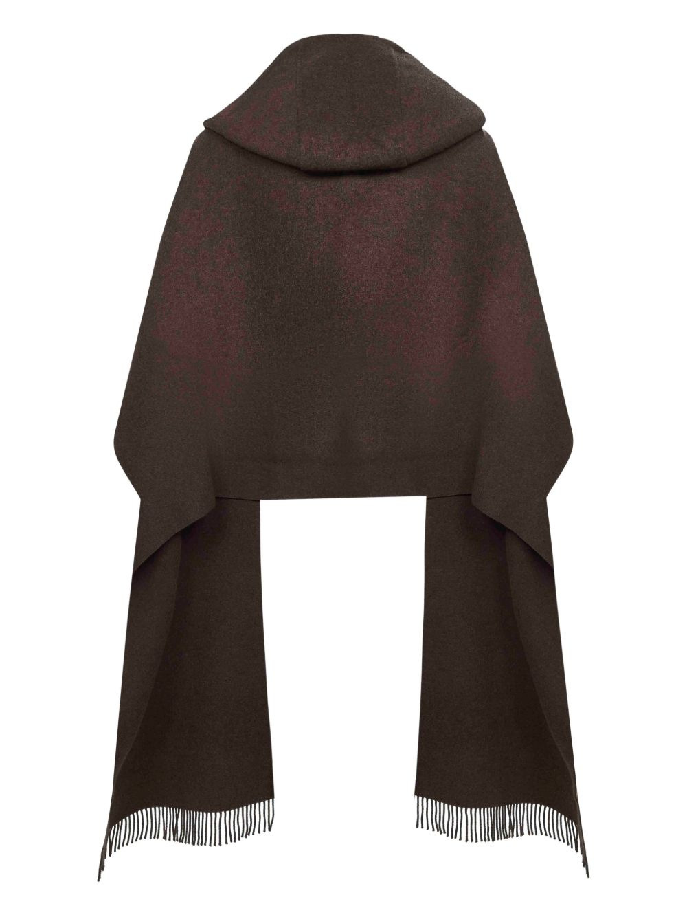 hooded fringed cape - 2