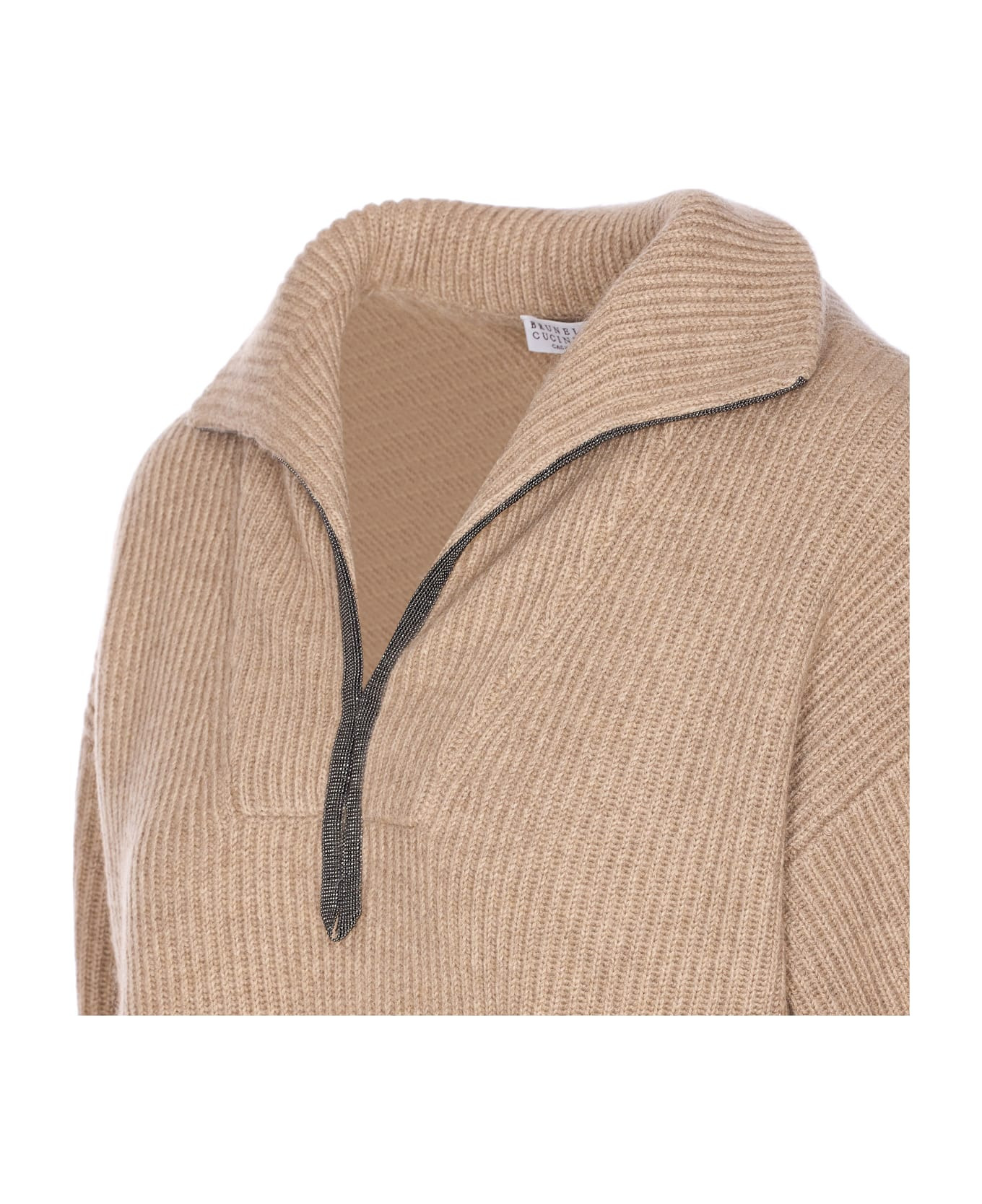 Sweater With Monile Detail - 3