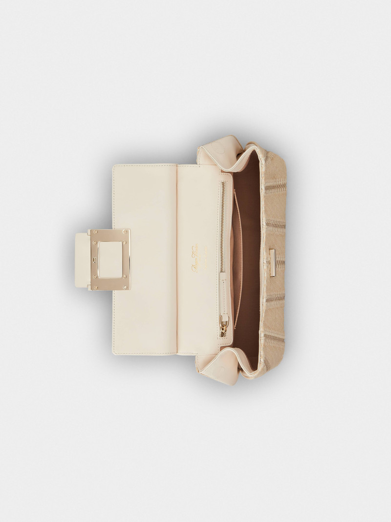 Viv' Cabas Panier Lacquered Buckle Bag in Fabric 7