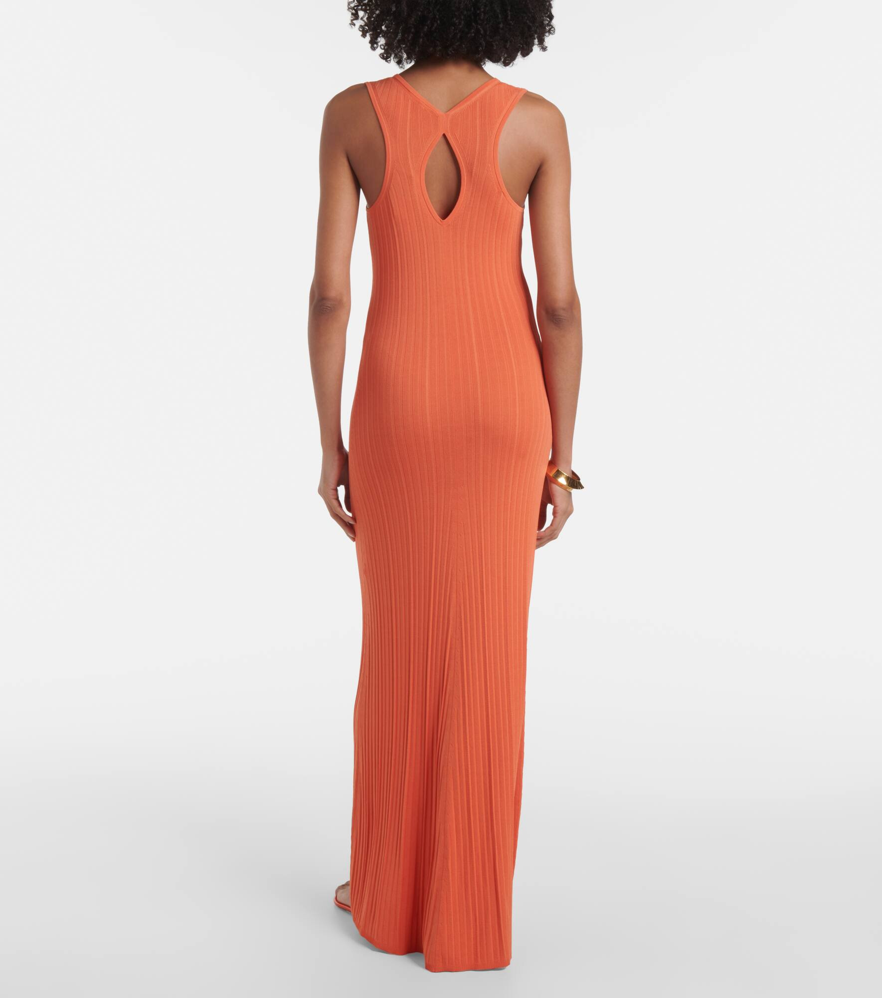 Ribbed-knit maxi dress - 3