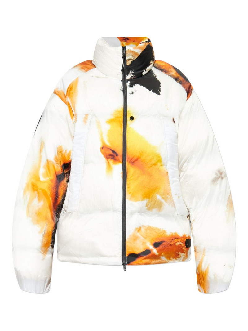 abstract-print puffer jacket 1