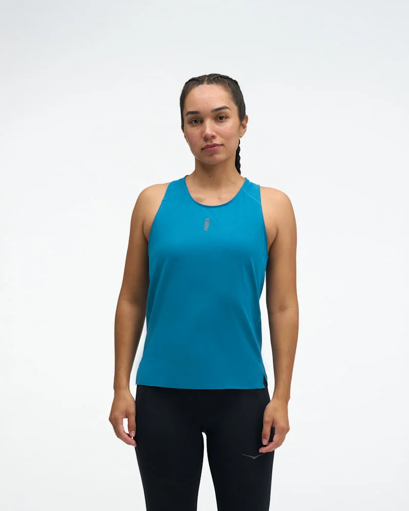 Women's EveryRun Tank Top in Night Glow Blue - 1