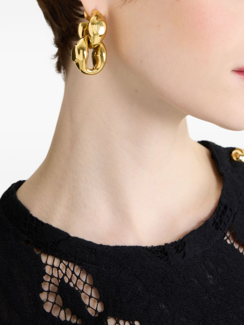 PATOU Signet double earrings outlook