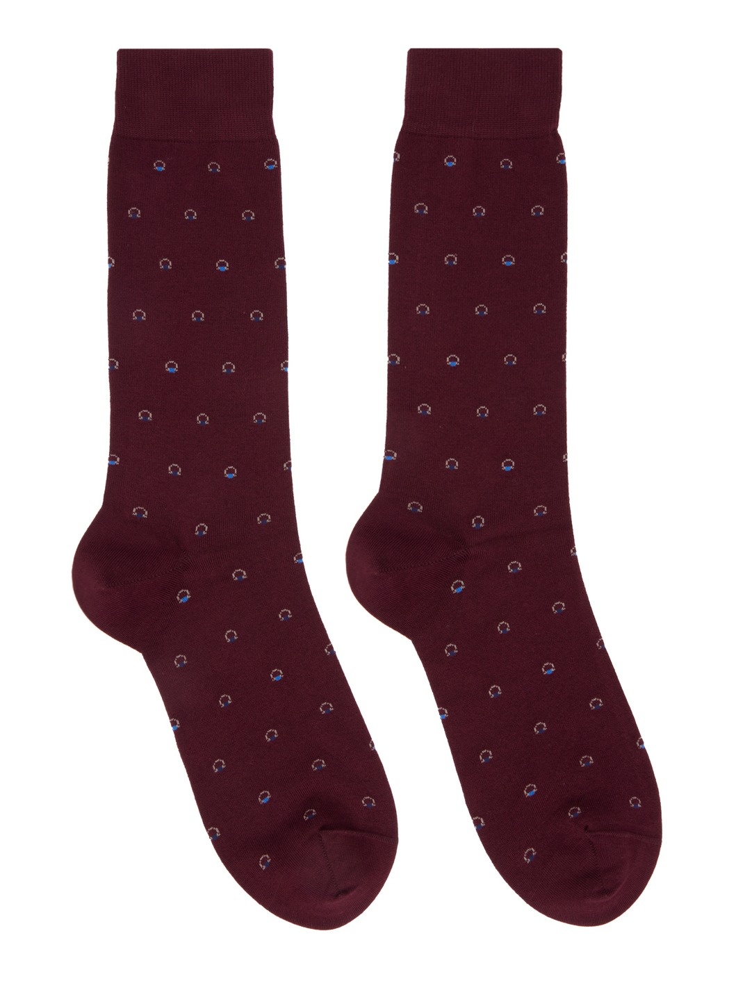 Red Gancini Socks - 1