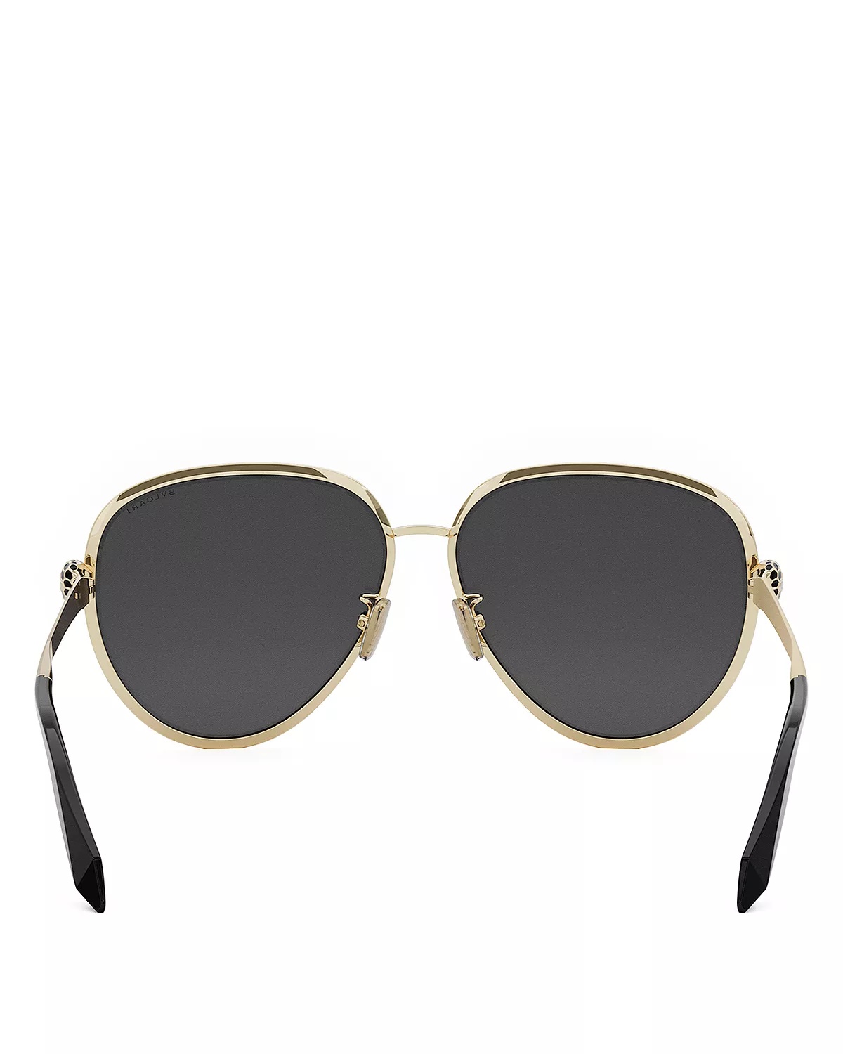 Serpenti Forever Pilot Metal Sunglasses, 59mm - 4