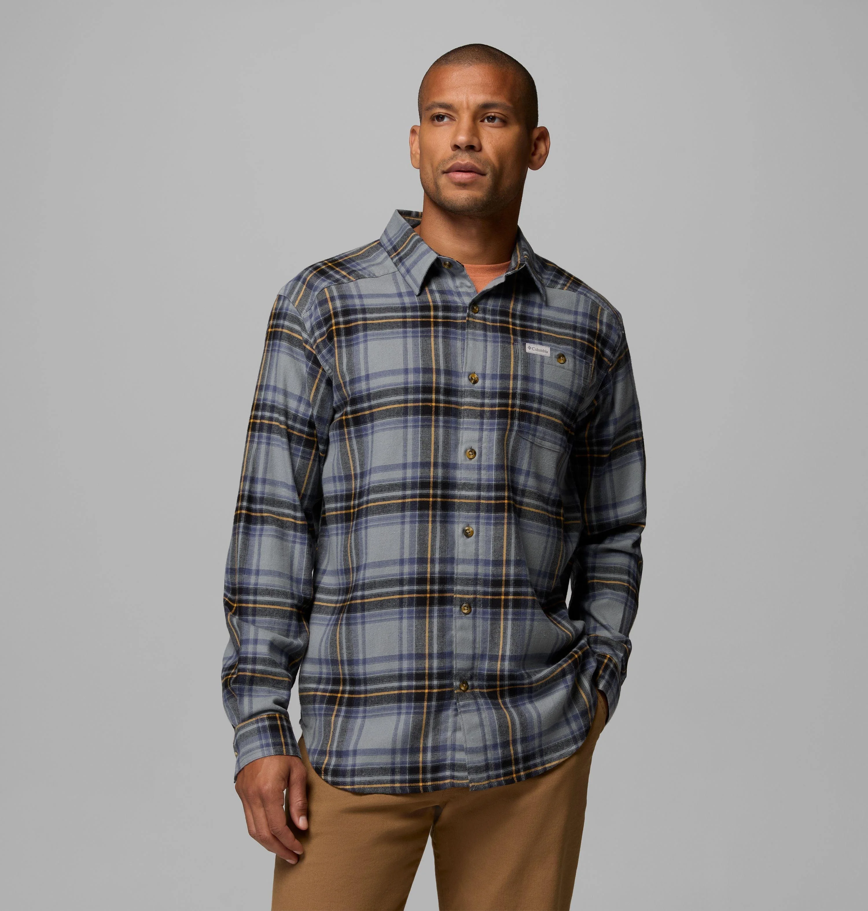 Men's Cornell Woods Flannel Long Sleeve Shirt - 1