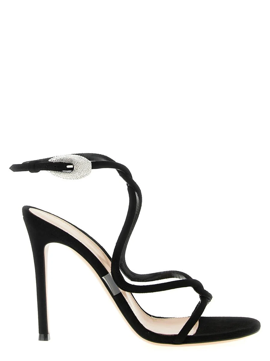 Gianvito Rossi 'Mamba Crystal' Sandals - 1
