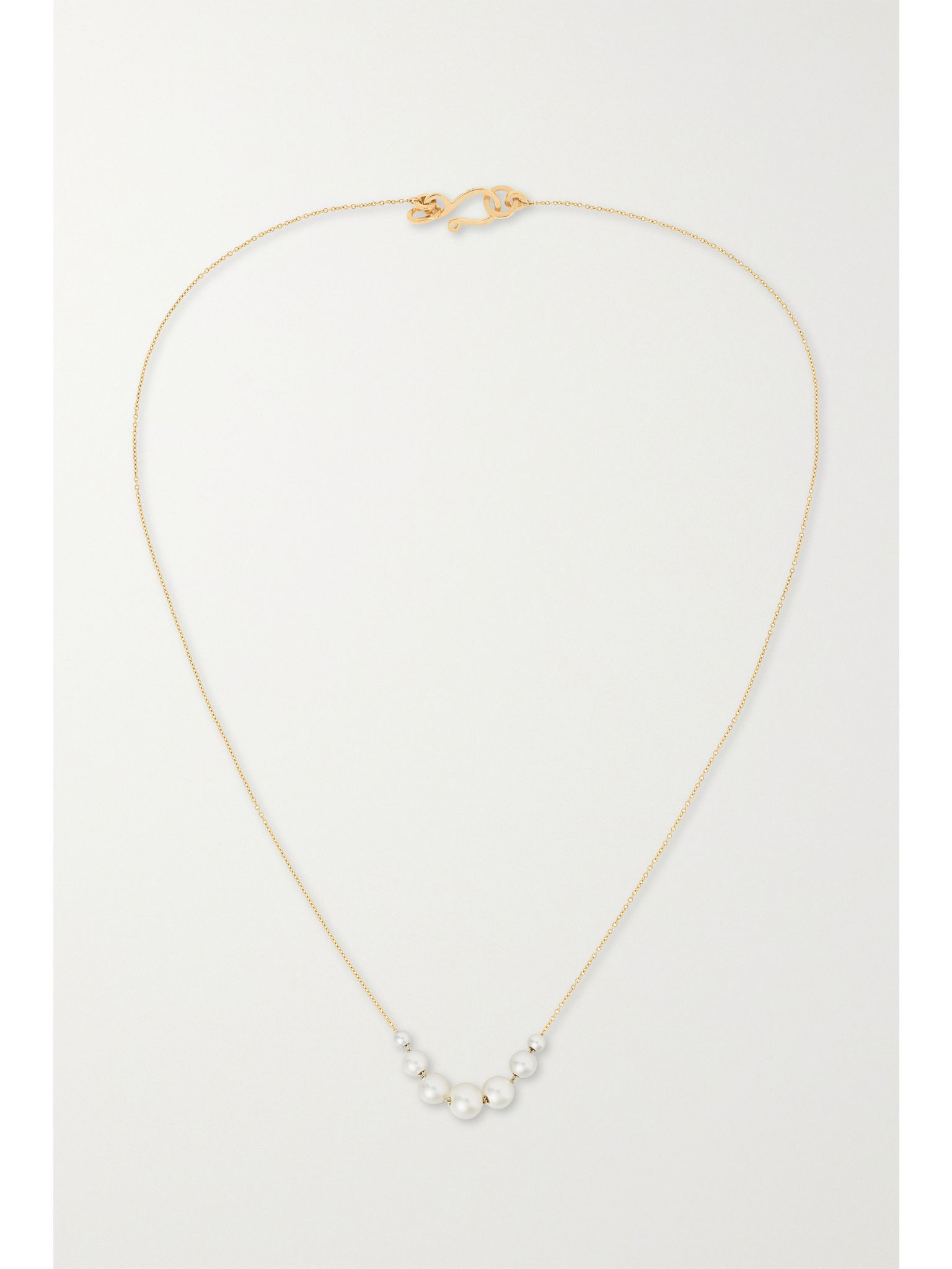 Grand Orangerie de Perle 14-karat gold pearl necklace Gold - 4