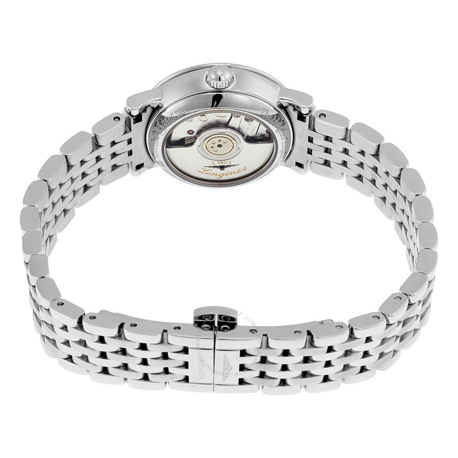 Longines Elegant Automatic Silver Dial Diamond Ladies Watch L43094776 - 3