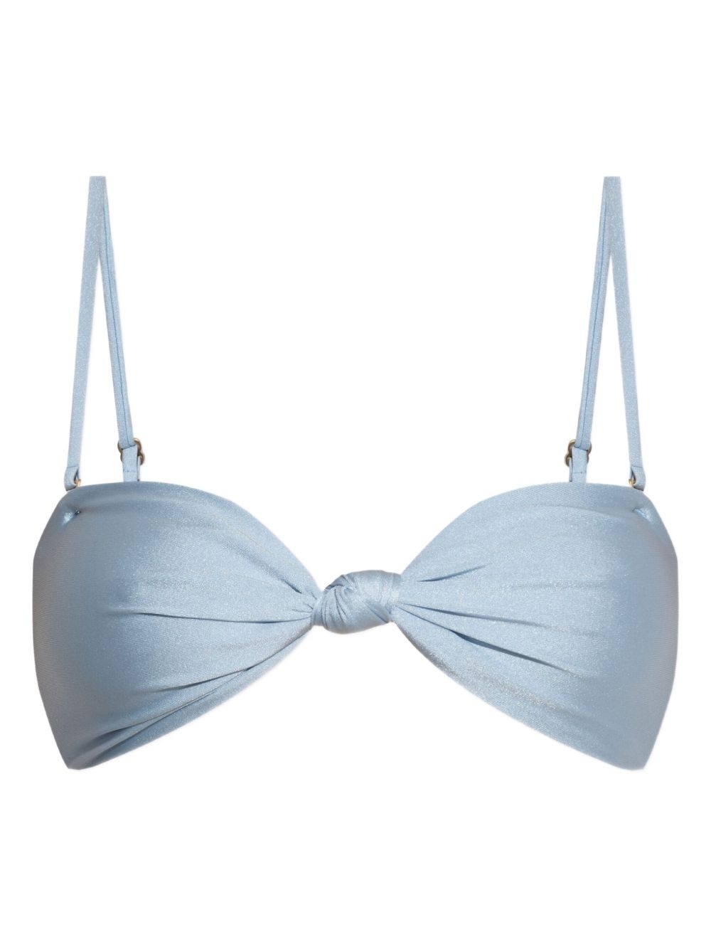 Oswin knotted bandeau bikini top - 1