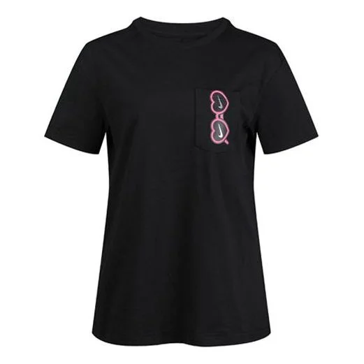 (WMNS) 나이키 스포츠웨어 인쇄 검정 CU9700-010 - 1
