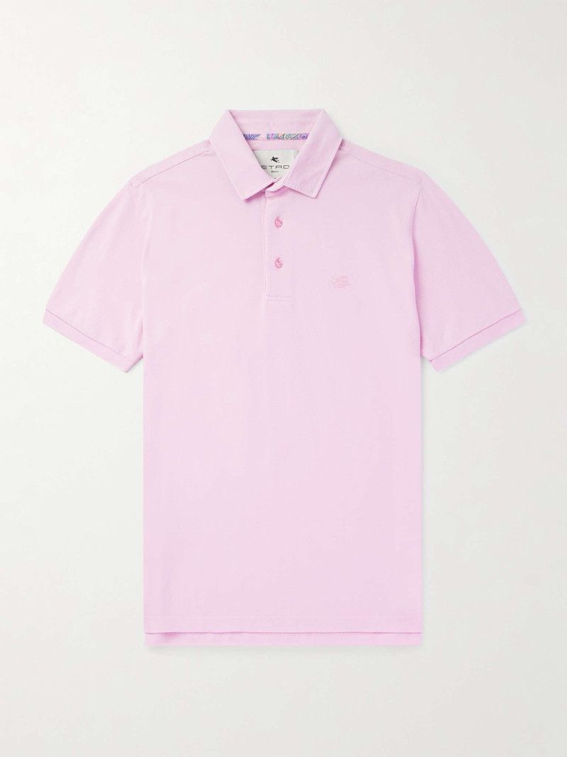 embroidered 폴로 셔츠 - 1