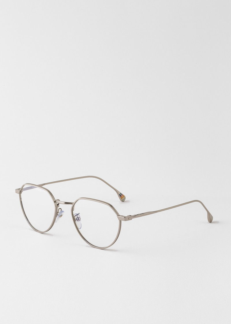 Paul Smith Silver 'Fisher' Spectacles outlook