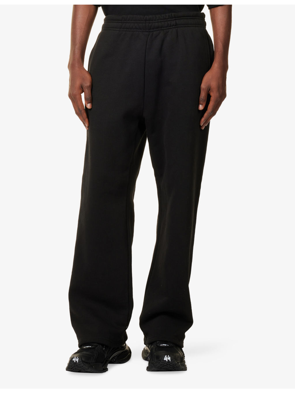 Straight-Leg Relaxed-Fit Cotton Jogging Bottoms - 3
