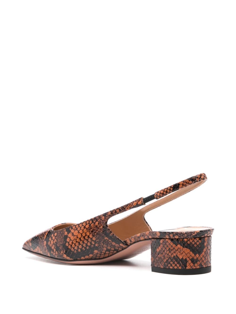 45mm snakeskin-effect pumps - 3