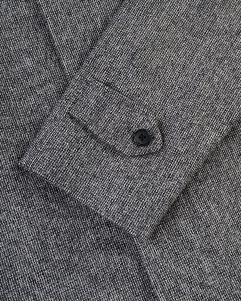 GREY BARLEYCORN BRITISH TWEED BALMACAAN 4