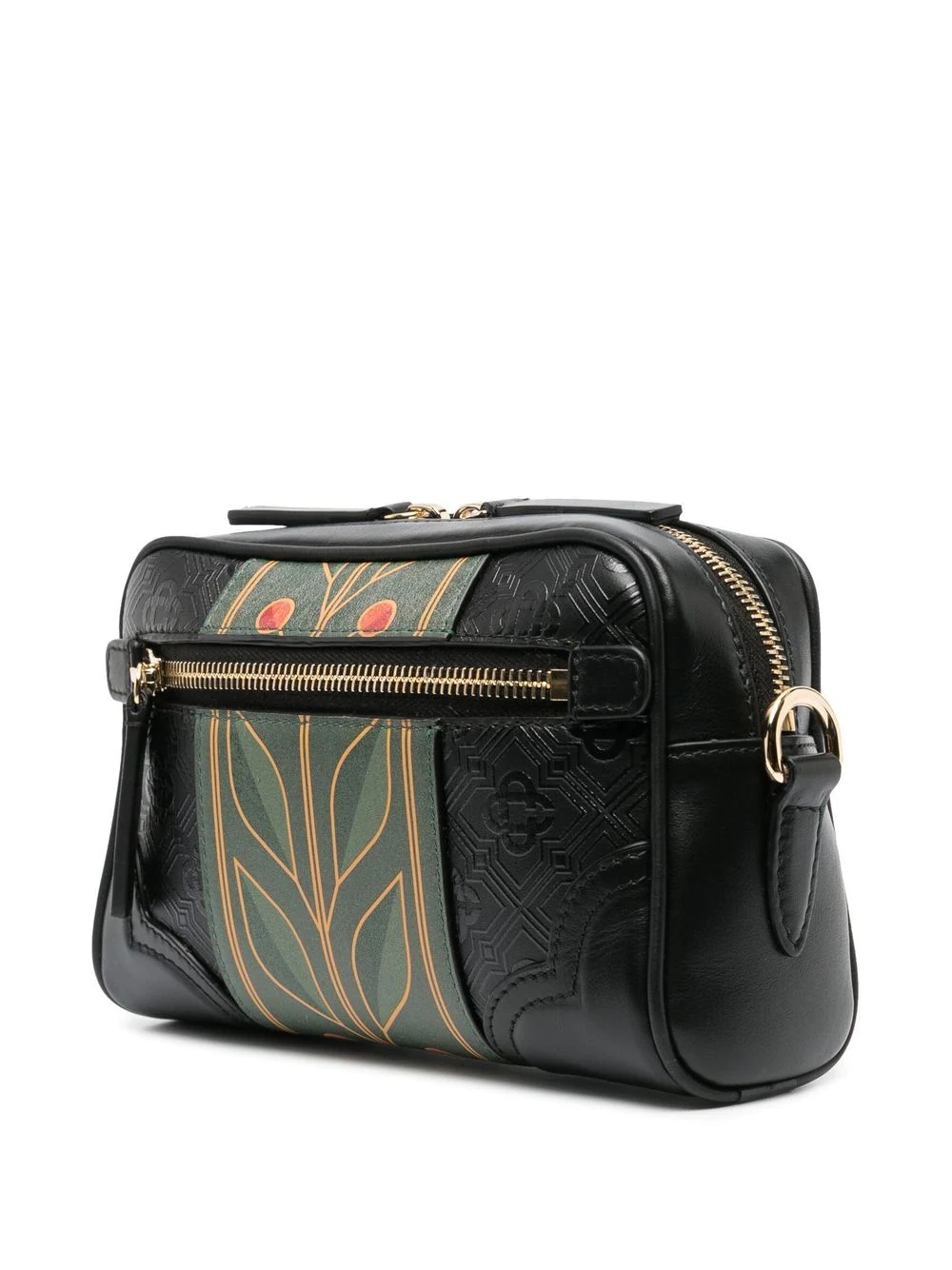 monogram-pattern messenger bag - 3