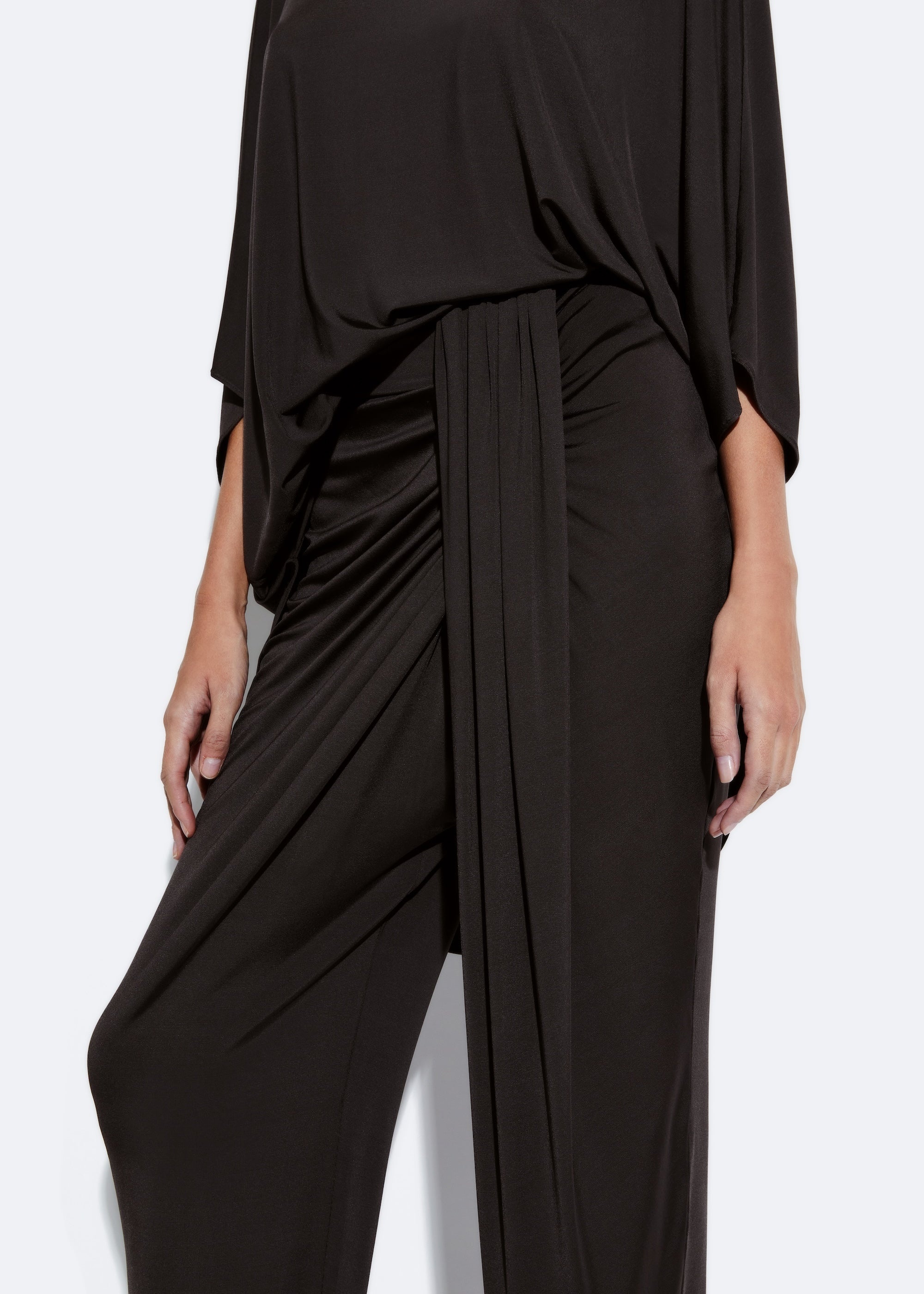 Jersey Draped Pant - 4