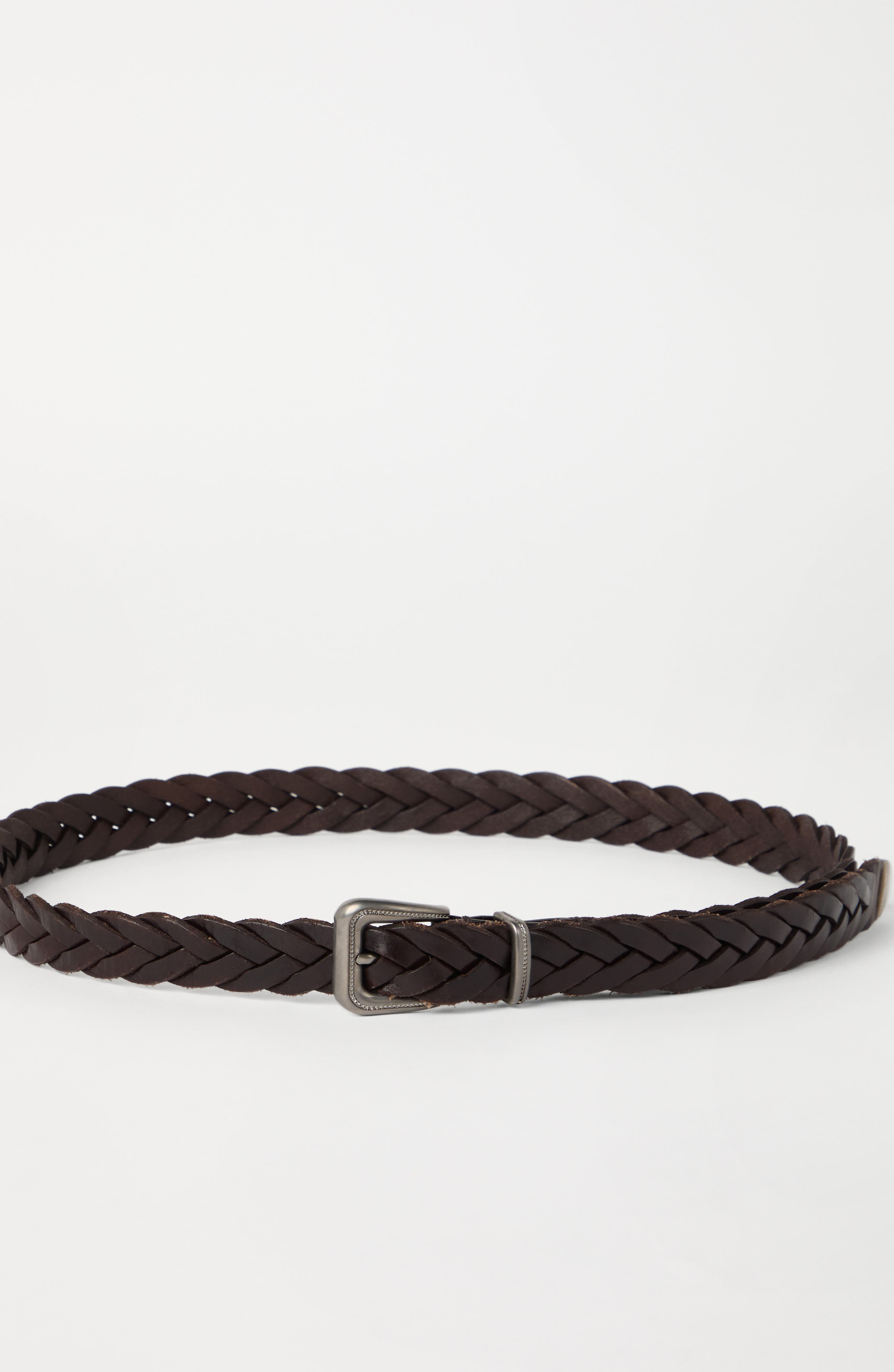 Brunello Cucinelli Braided belt in Rust Brown at Nordstrom - 2