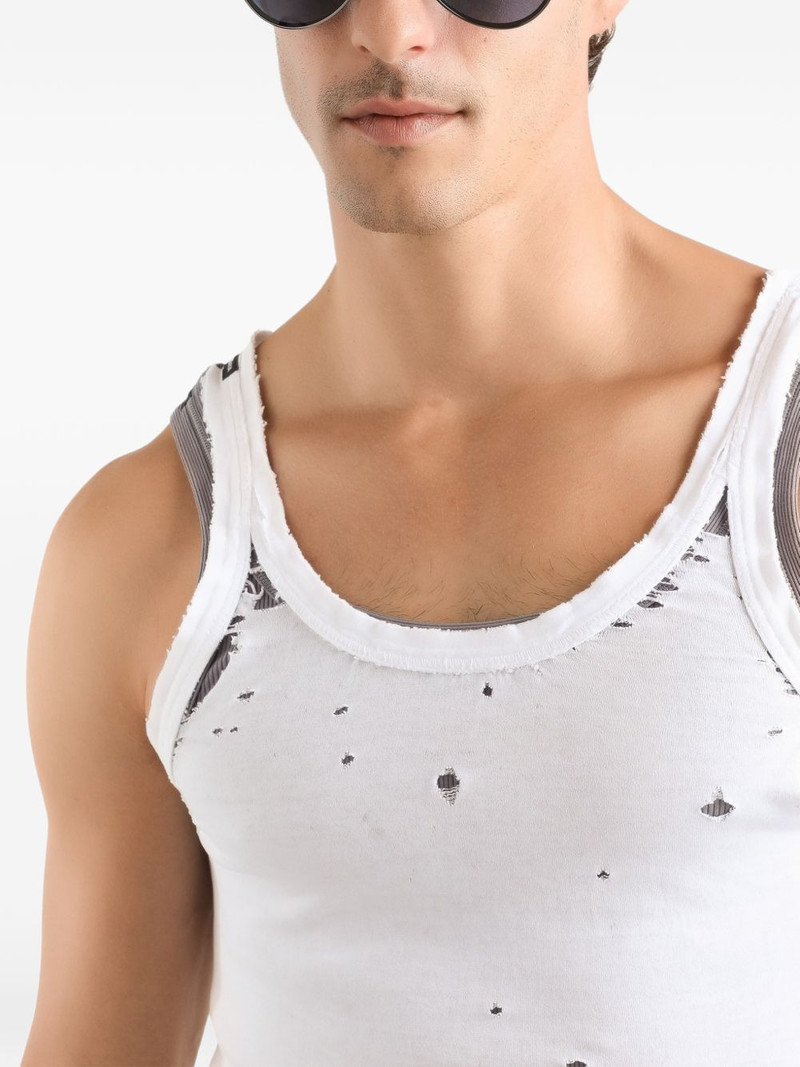 frayed-trim tank top 5