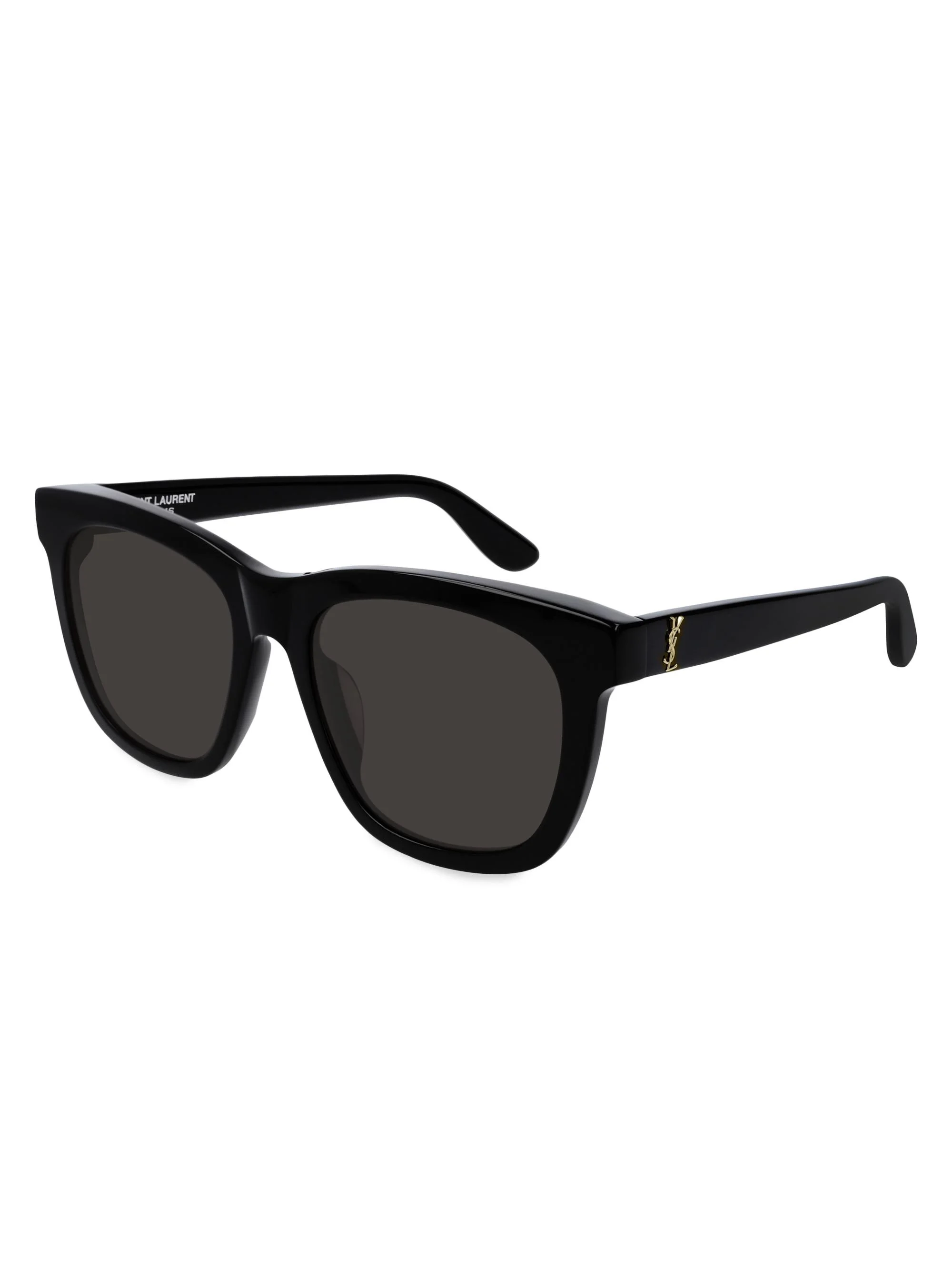 Men's SL M24/K Monogram 55MM Rectangular Sunglasses - Black - 1