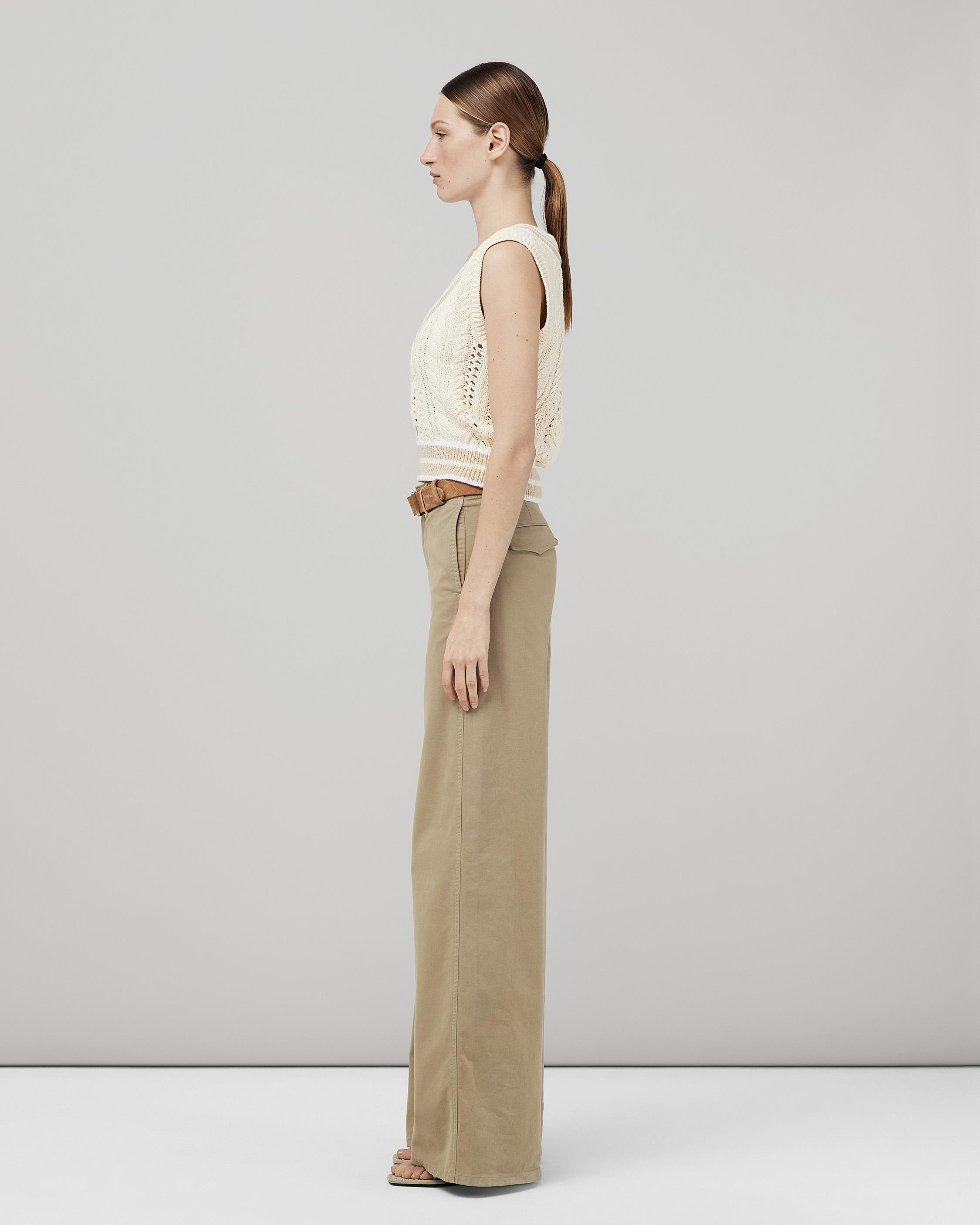 Sofie Wide-Leg Chino - 4