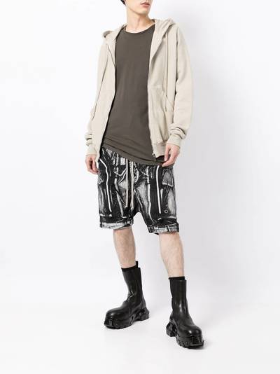 Rick Owens DRKSHDW Bauhaus printed shorts outlook