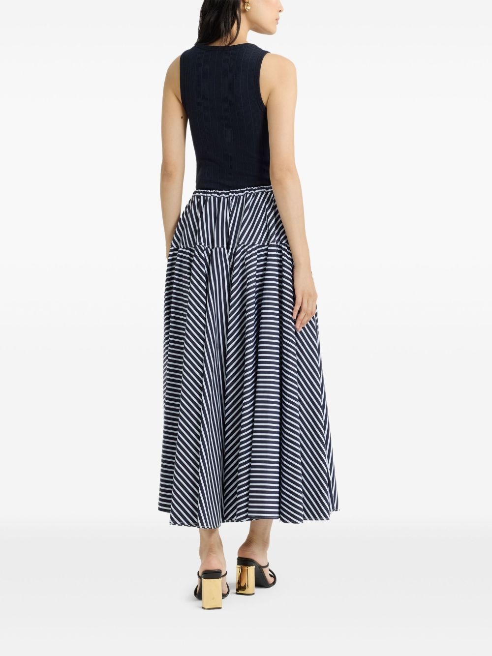printed organic cotton maxi skirt - 3