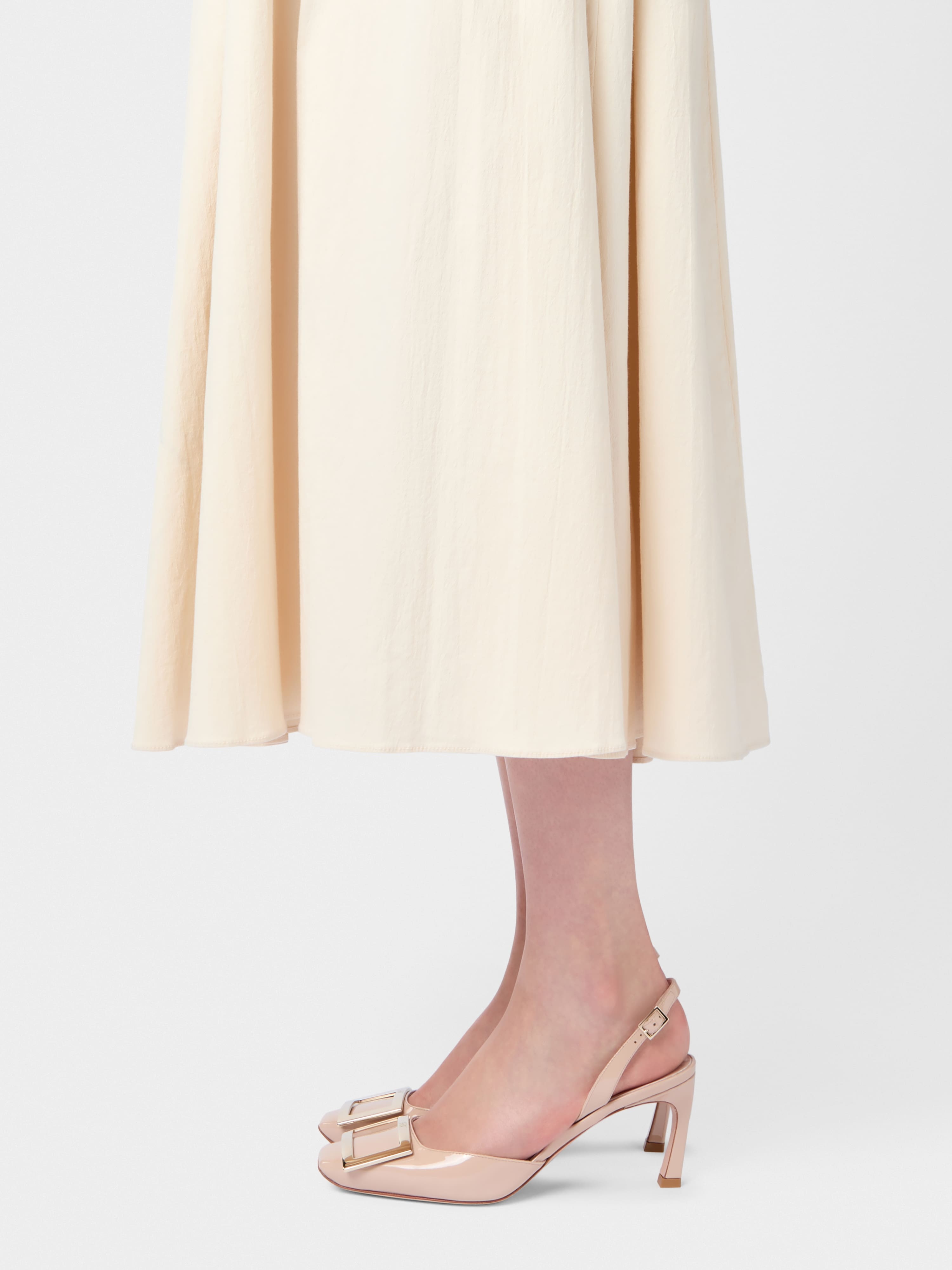 Trompette Slingback Pumps in patent leather - 8