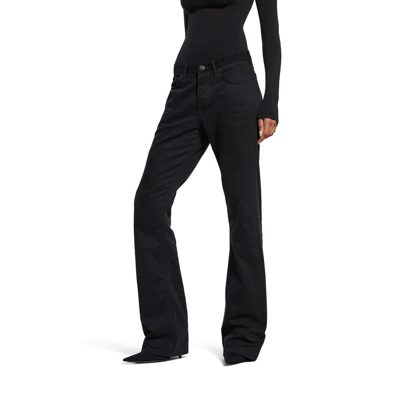 Women's Straight Fit Pants in Black 5