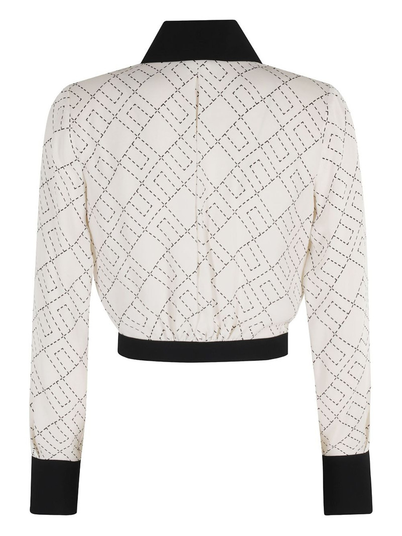 ELISABETTA FRANCHI geometric-pattern shirt outlook