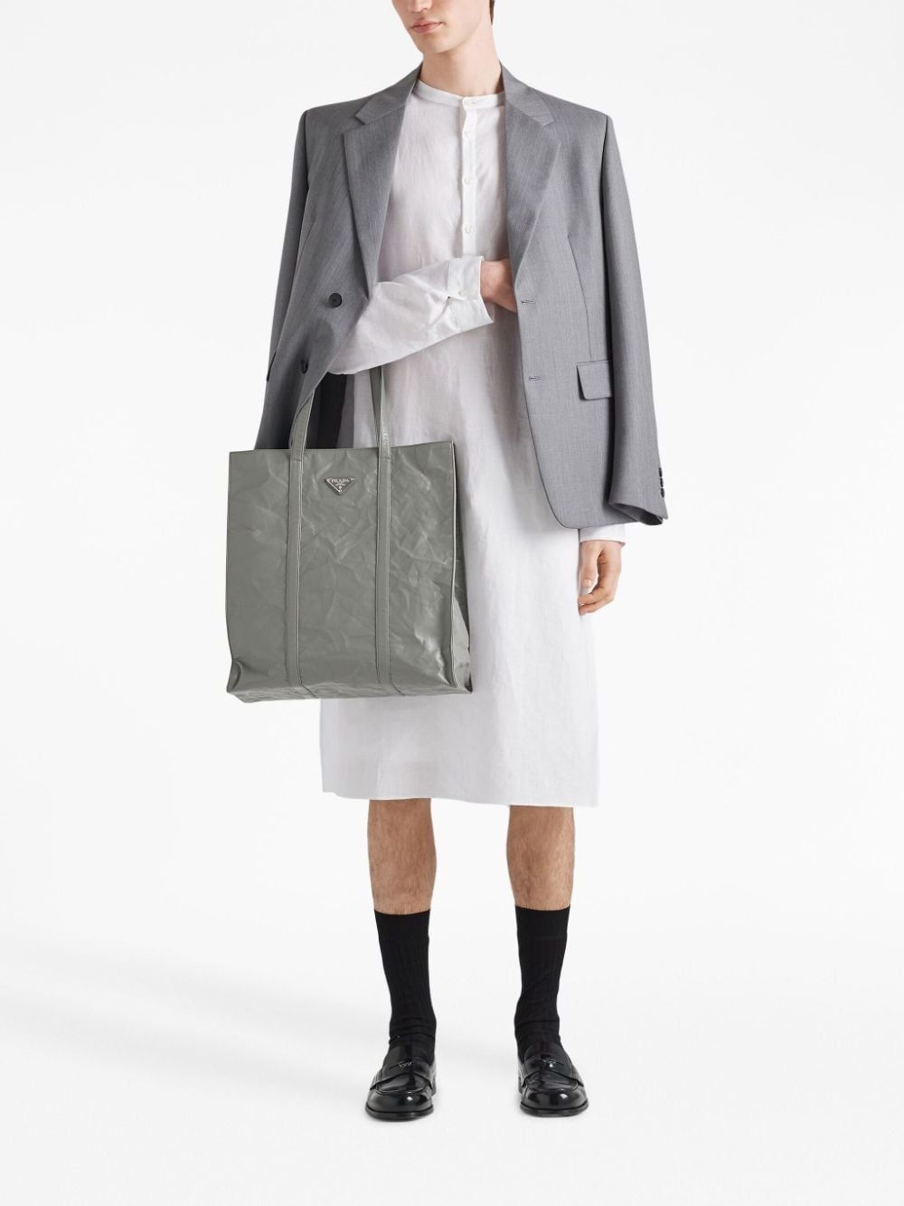 single-breasted wool blazer - 2