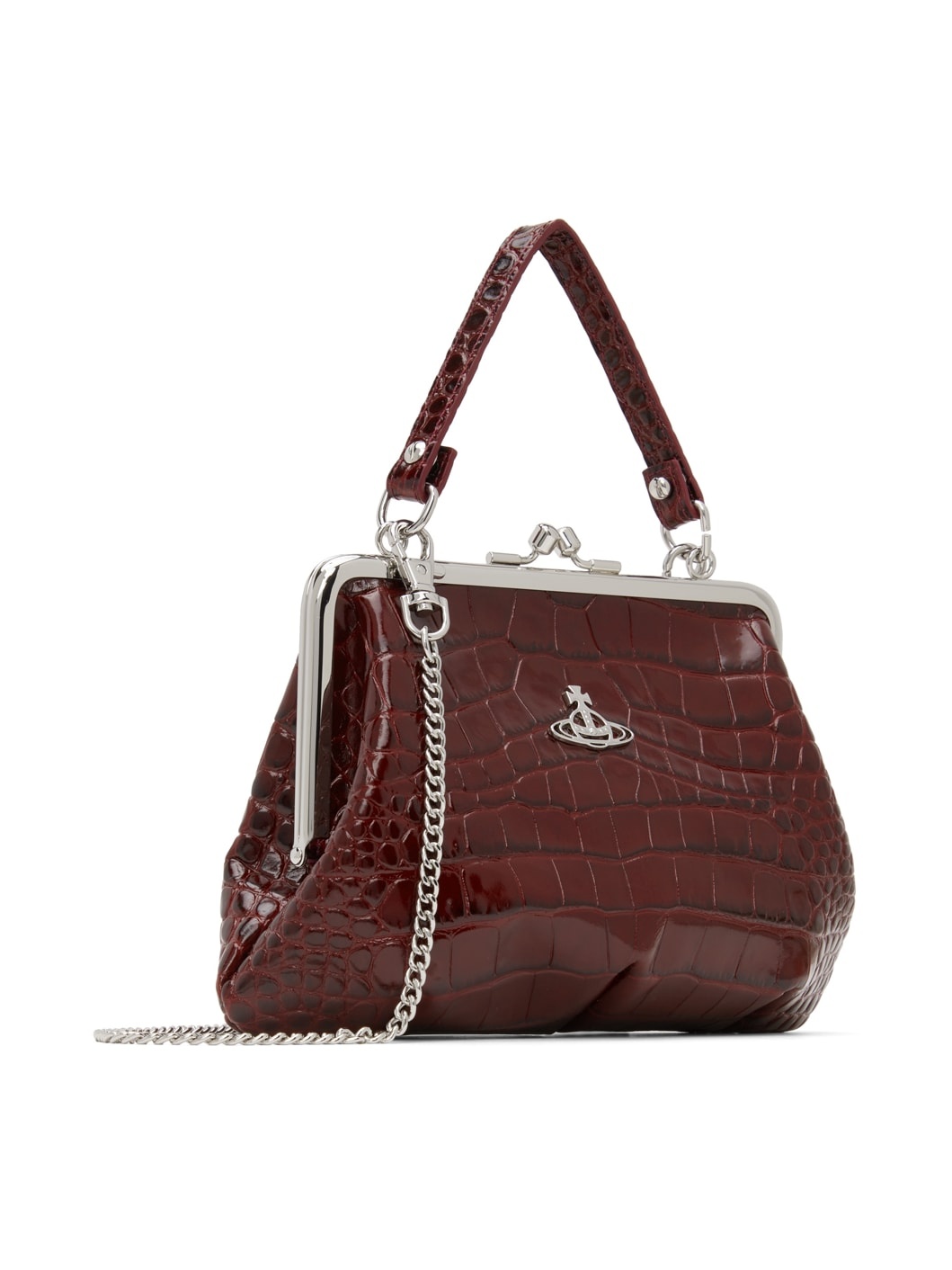 Vivienne Westwood Burgundy Heart Bag