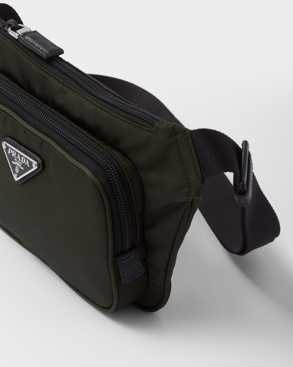 Re-Nylon and Saffiano leather shoulder bag - 6