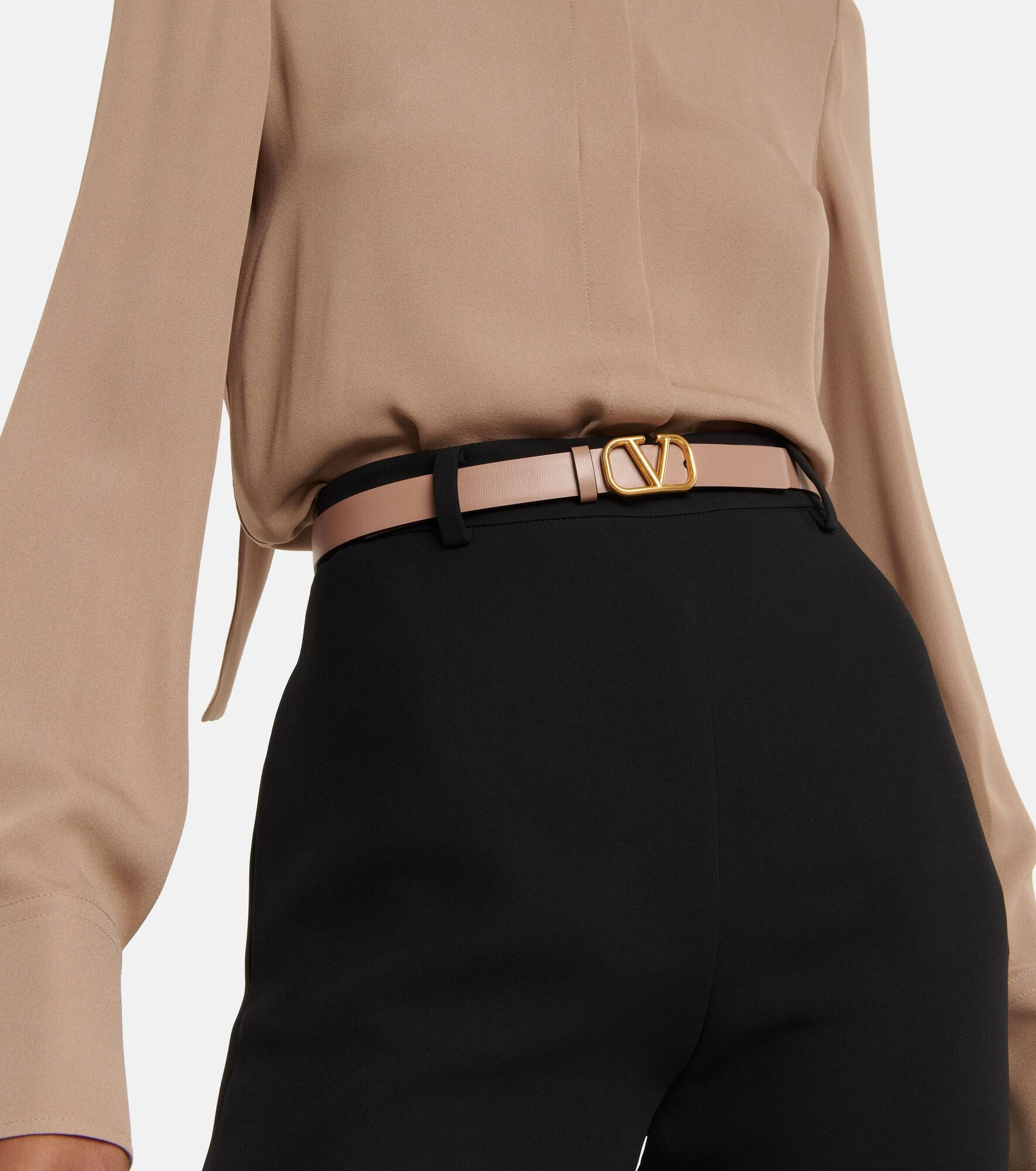 VLogo Signature 20 reversible leather belt - 2