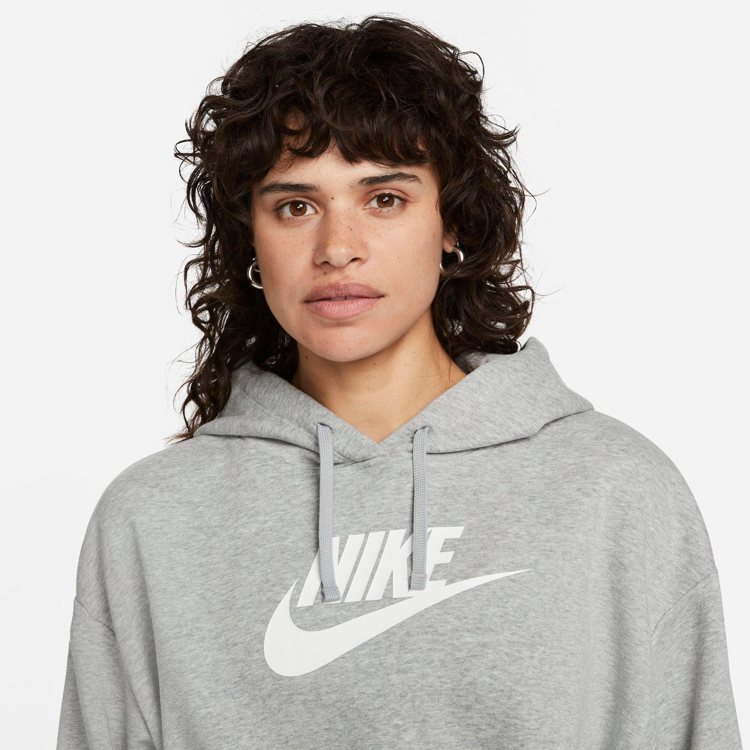 WOMEN'S NIKE SPORTSWEAR CLUB FLEECE CROP HOODIE - 4