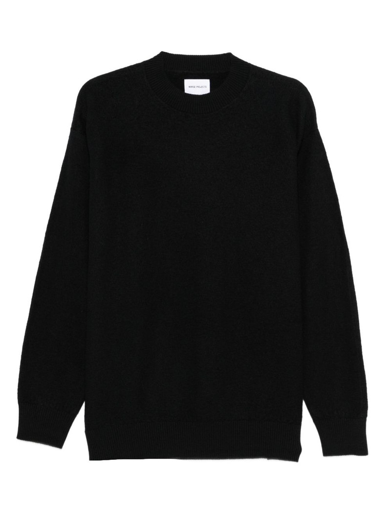 ribbed-trim jumper 1