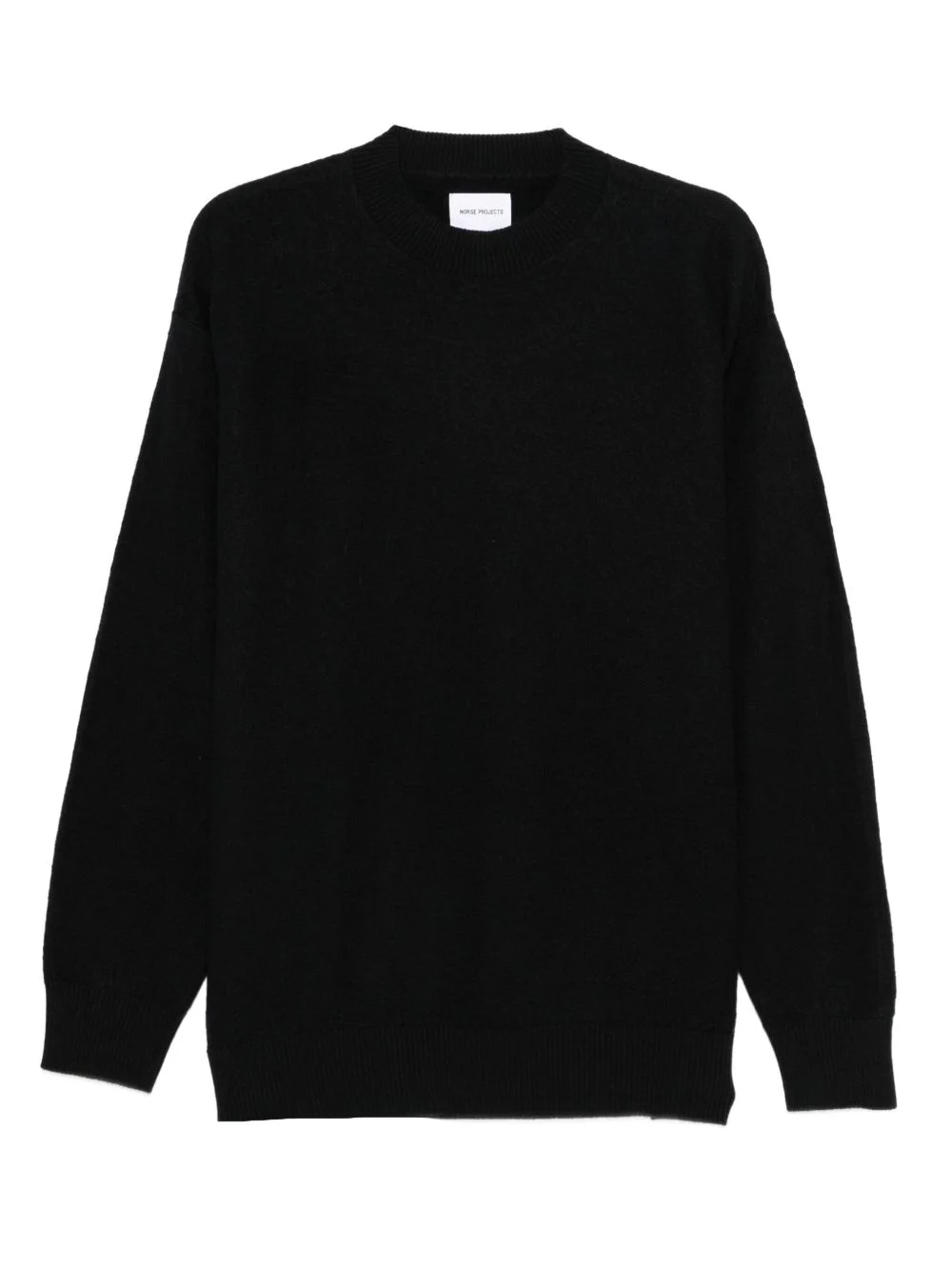 ribbed-trim jumper - 1