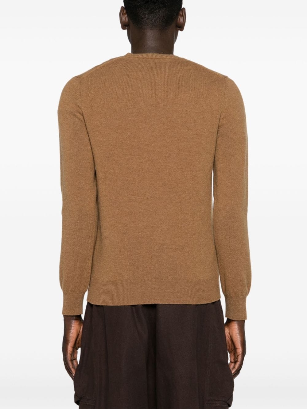 heart-patch wool jumper - 5