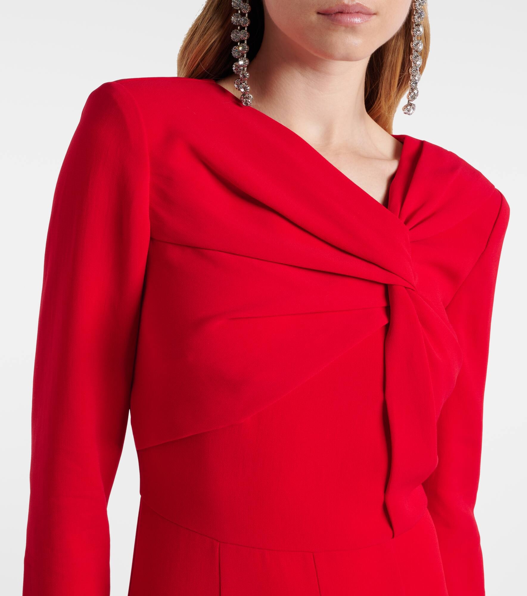Gathered cady midi dress - 4