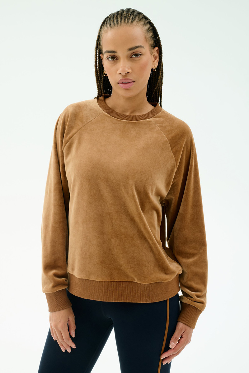 SPLITS59 Joy Velour Crewneck outlook