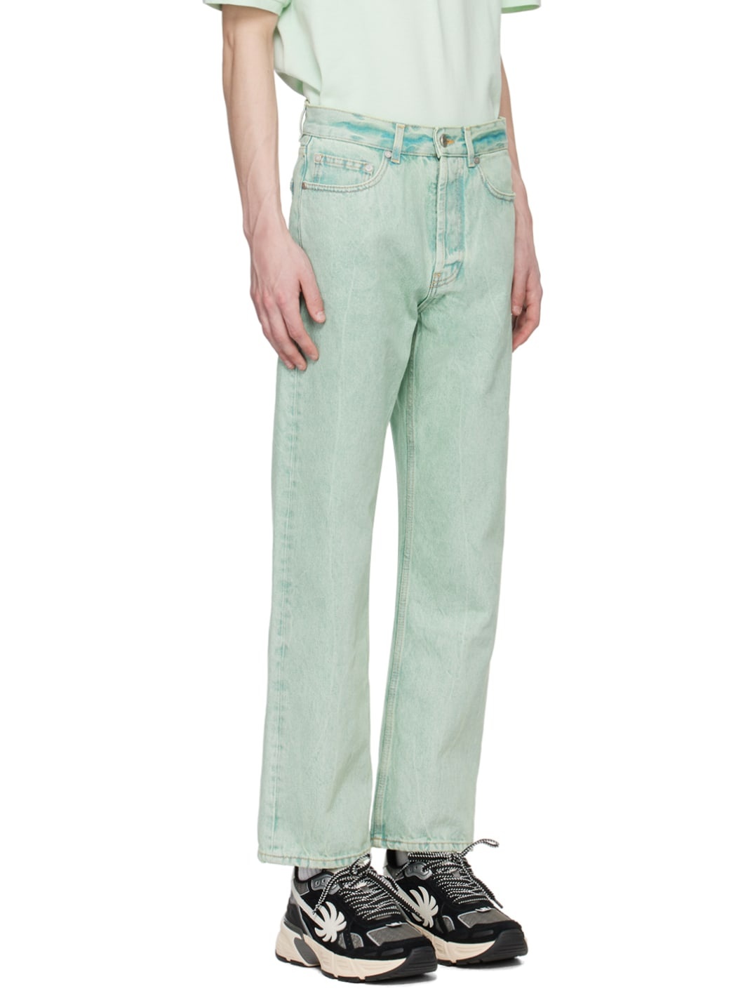 Green Overdye Jeans - 2