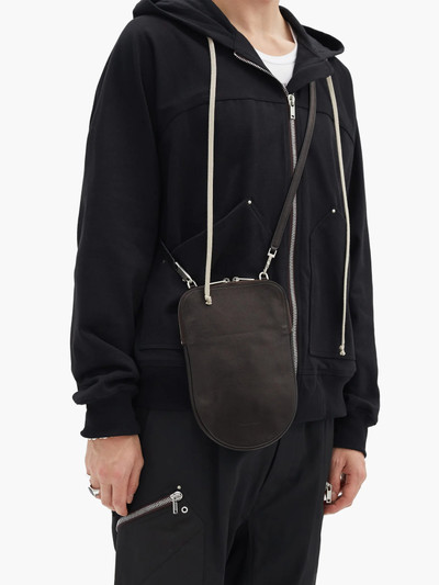 Rick Owens Leather cross-body pouch outlook