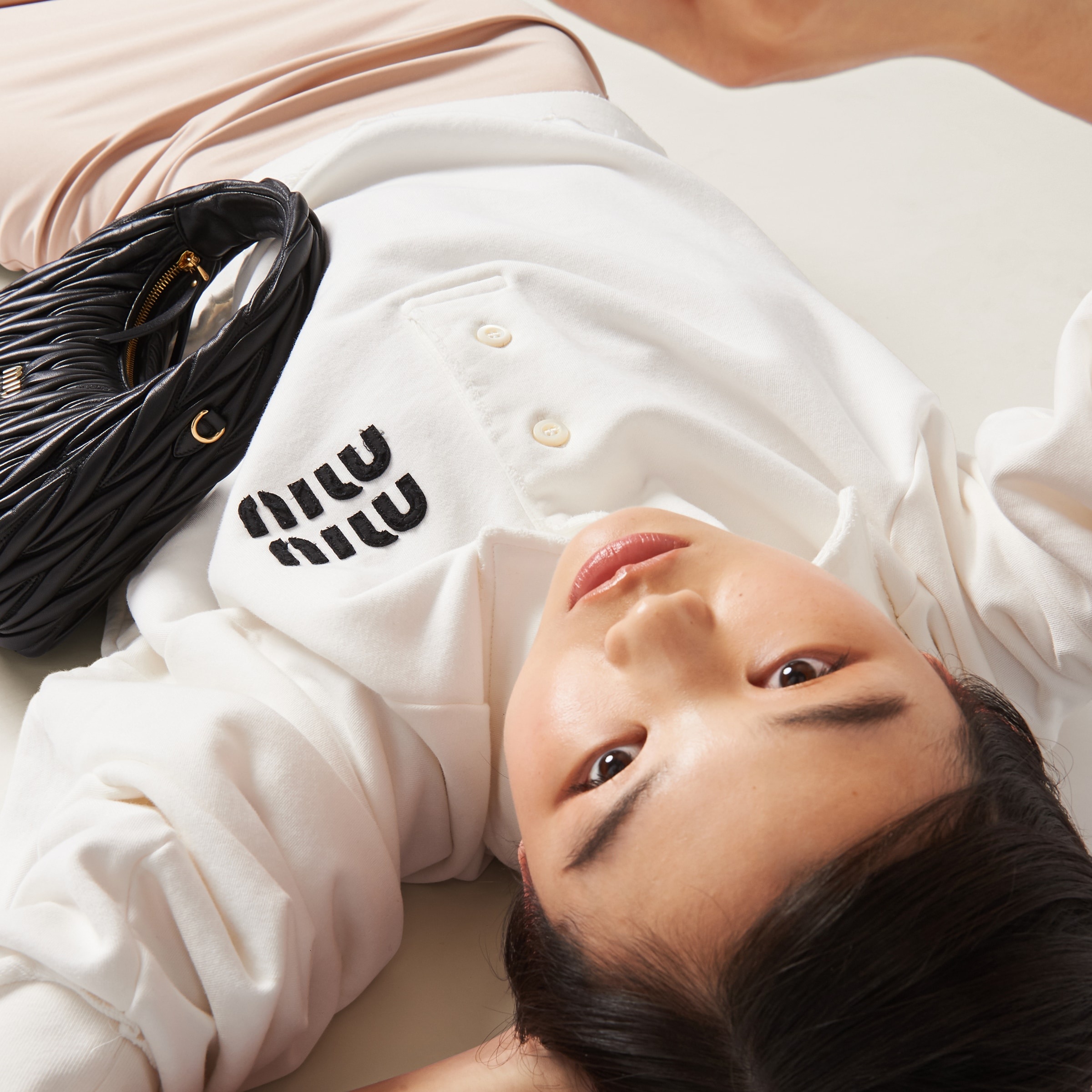 Miu Miu Cotton polo sweatshirt | REVERSIBLE