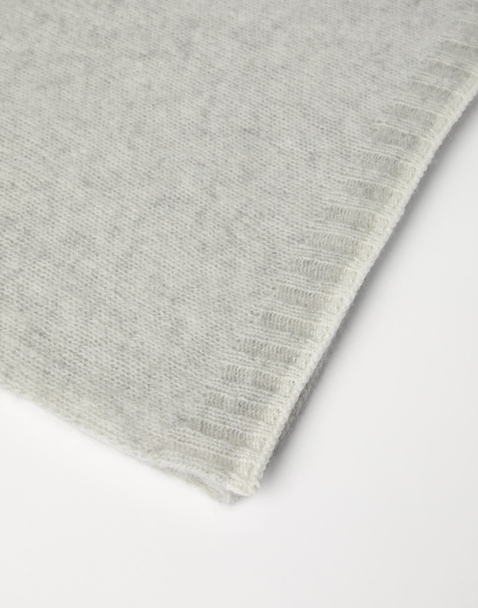 Wool and mohair scarf with monili - 2