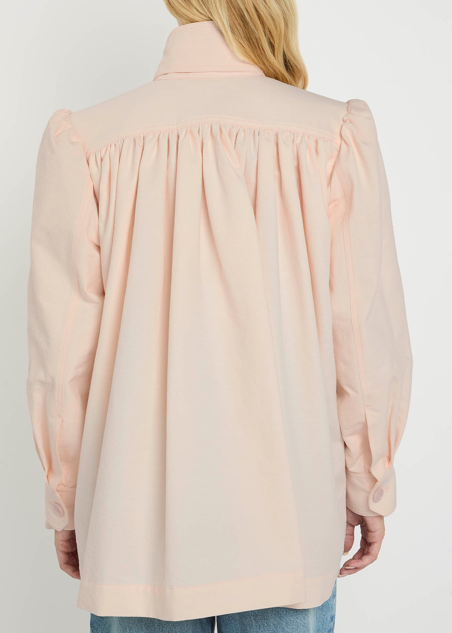 Chloe Pleated Canvas Jacket - 3